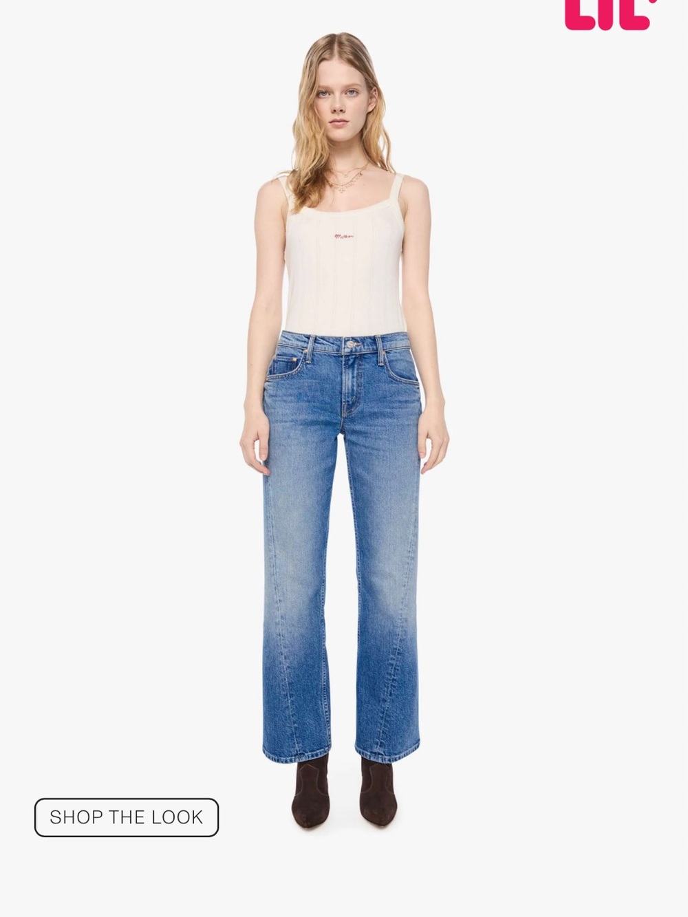 NWT Mother Superior The Lil Bookie Twist Skimp Petite Size 30